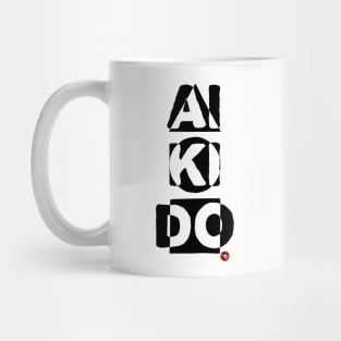 Aikido Shapes - Black Mug